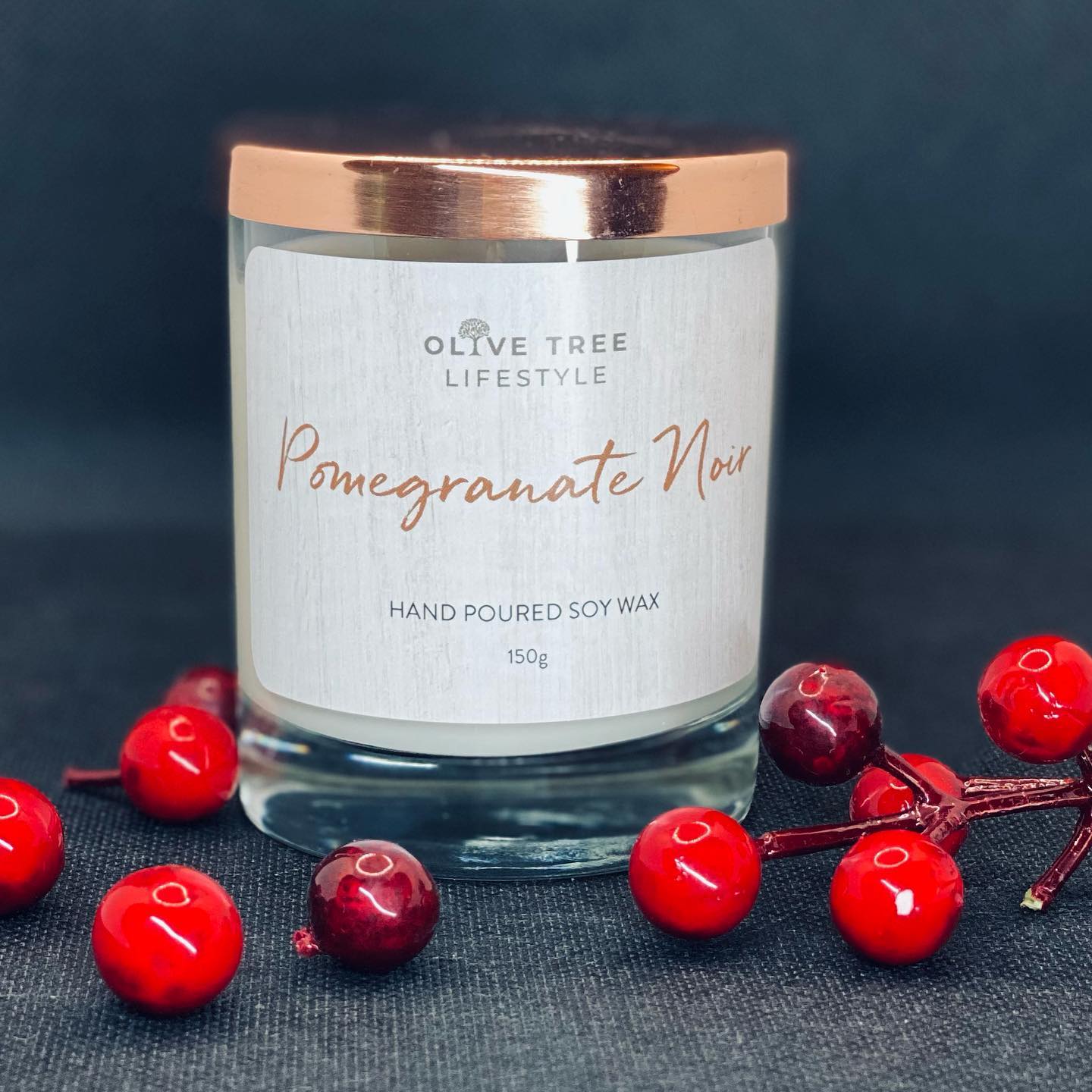 Medium Pomegranate Noir Candle