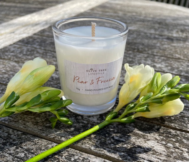 Small Pear & Freesia Candle