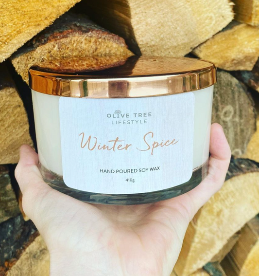 Winter Spice 3 Wick Candle